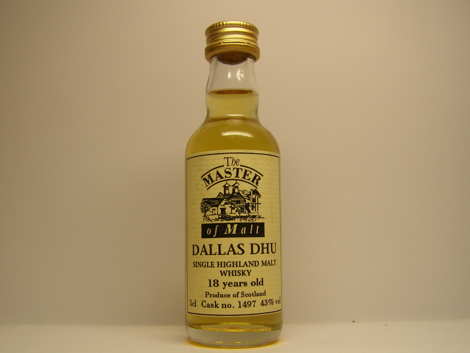 SHMW 18yo "Master of Malt" 5cl 43%vol